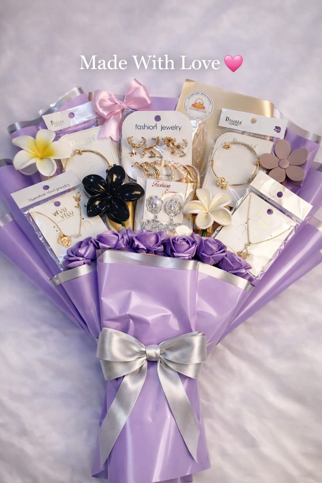 The Lavender Royale Premium Jewelry Bouquet