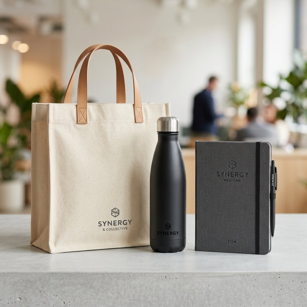 Empower Employee Welcome Canvas Tote & Flask Kit