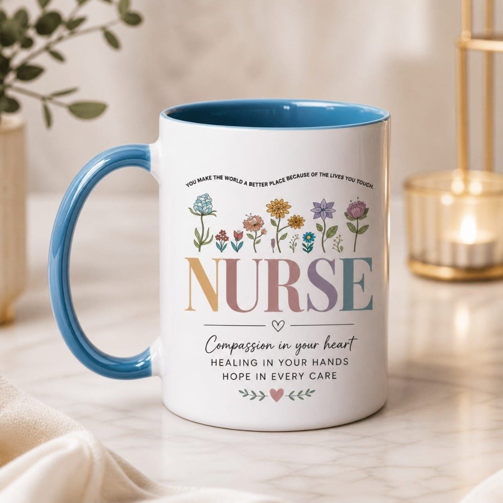 Personalized Nurse Appreciation Ceramic Mug