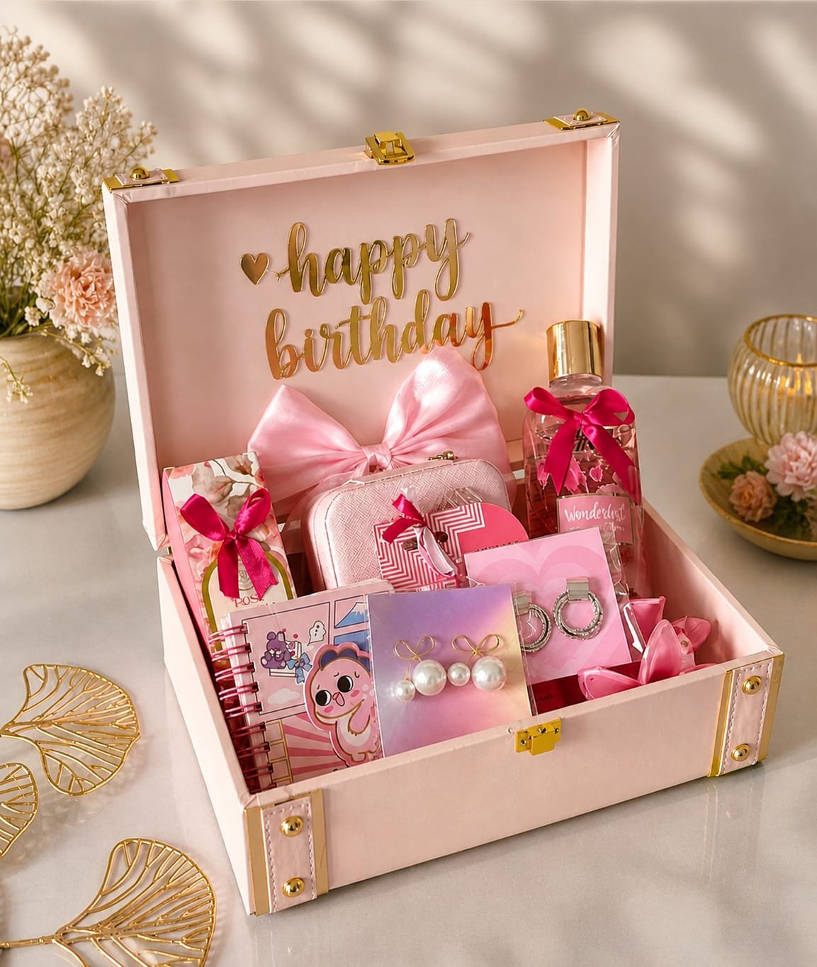 Cherry Blossom Birthday Vanity Chest